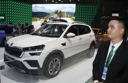 Triển lãm Vietnam Motor Show 2024: Diện kiến Kushaq, mẫu xe Skoda đầu tiên lắp ráp tại Việt Nam